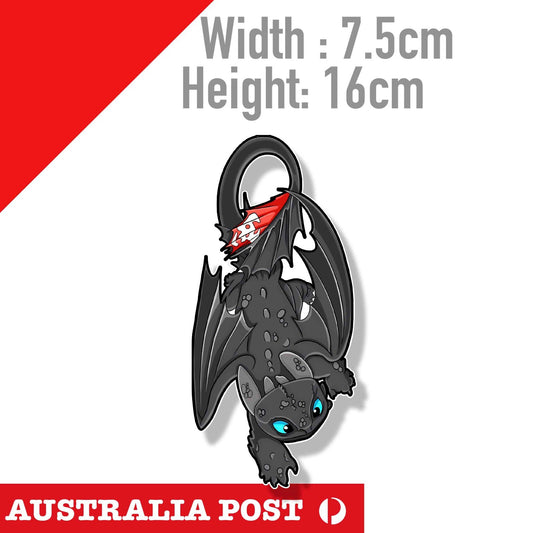 Hiccup Baby Toothless - How to Train Your Dragon Cartoon Dragon Sticker