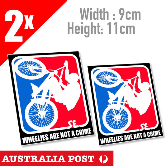 SE Racing Floval Flyer Decal Sticker Kit with Landing Gear , WHEELIES Sticker