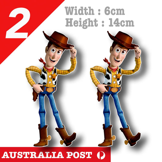 Woody Pixar Disney , Toy Story Cartoon Character Decal Vinyl  Sticker