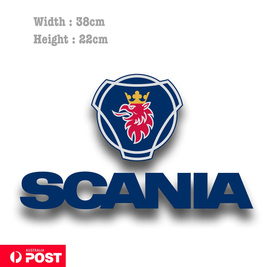 Scania Logo Truck Vinyl , Truck Logo Large Sticker