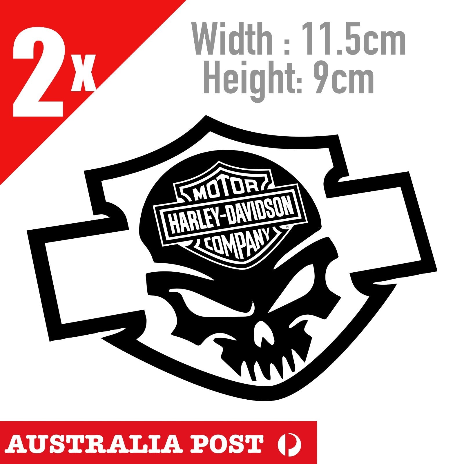 Harley Davidson Motorcycle Skull Head Logo, Motorcycle, Helmet MotoGP  Stickers