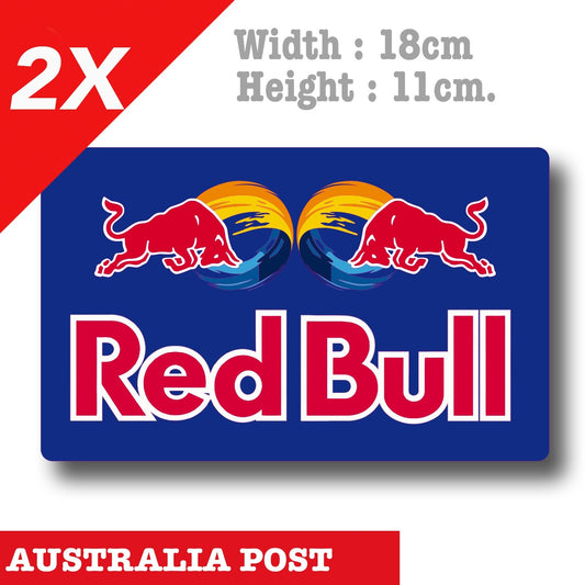 Red Bull Logo x2 - Red Bull Logo New Large Sticker