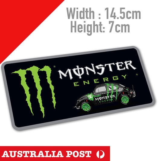 Monster Energy Drink Off Road Rally Car banner , Fridge , Bar Vinyl  Sticker