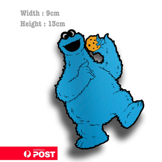 Cookie Monster Sesame Street Funny Decal Sticker 