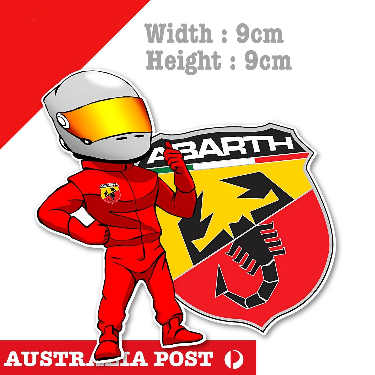 ABARTH Logo Thumbs Up, ABARTH PILOT Sticker