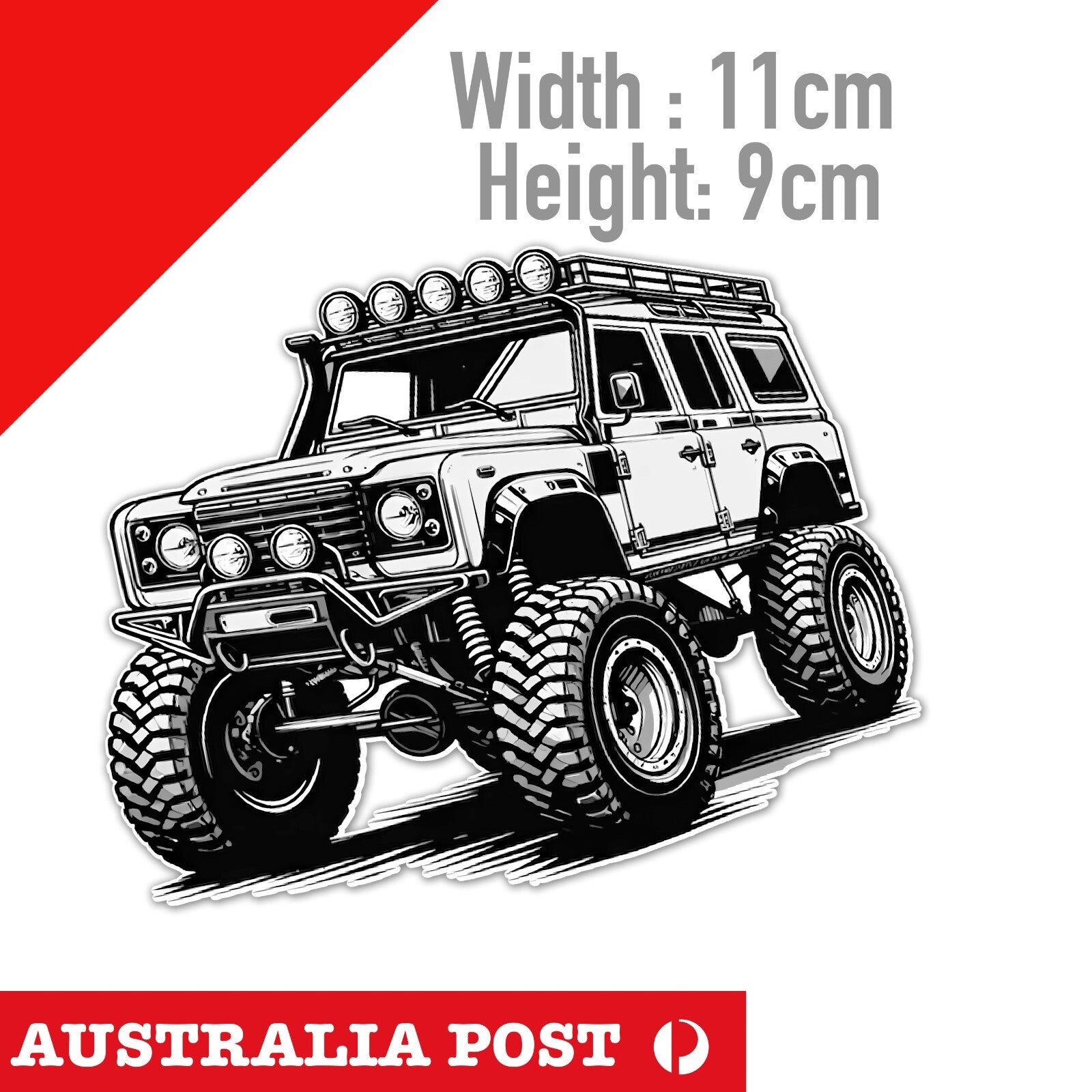 Classic Land Rover , Off Road, 4X4, 4WD, Defender Sticker
