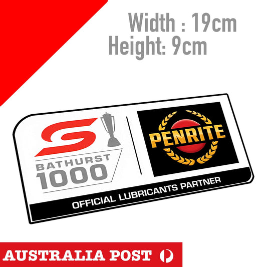 PENRITE OIL Lubricant  Logo BATHURST 1000 , Cars Vans Decal Sticker