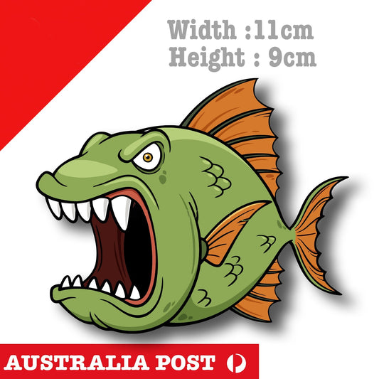 Angry Fish, Aquarium fish Funny Sticker
