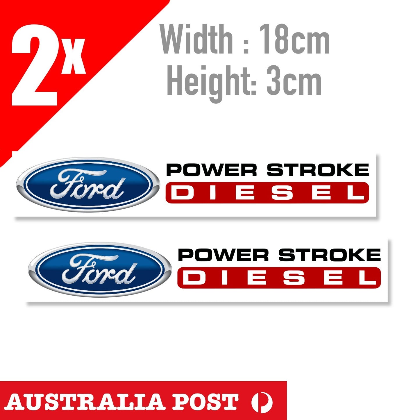 FORD Duramax Power Stroke  Diesel Logo Banner , Silverado, Chevy Window Sticker