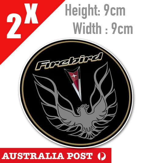 Pontiac Firebird 1977  Trans Am Eagle Logo, American Muscle Car Round Stickers