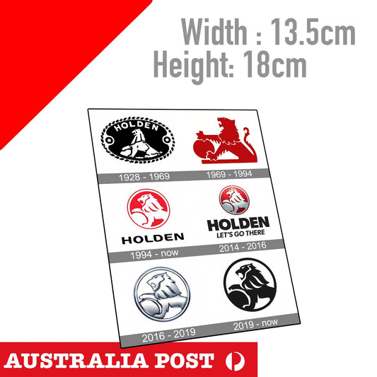 Old Holden Motor Logo History  Sticker