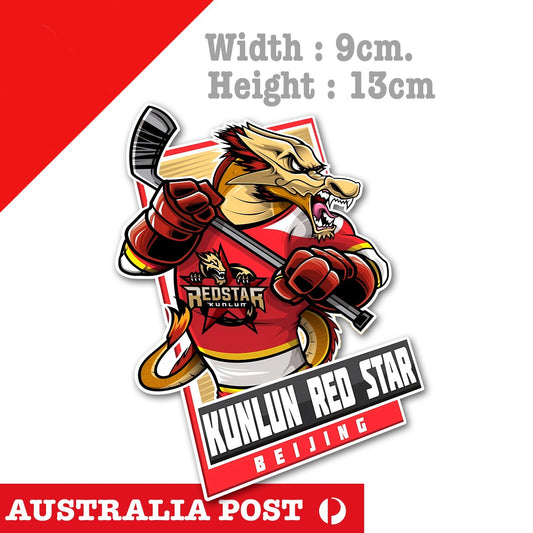 HC Kunlun Red Star Hockey Team Dragon Logo Sticker