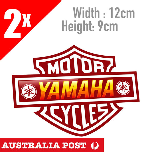 YAMAHA Motorcycle Logo Flame, Helmet, Fuel Tank Stickers