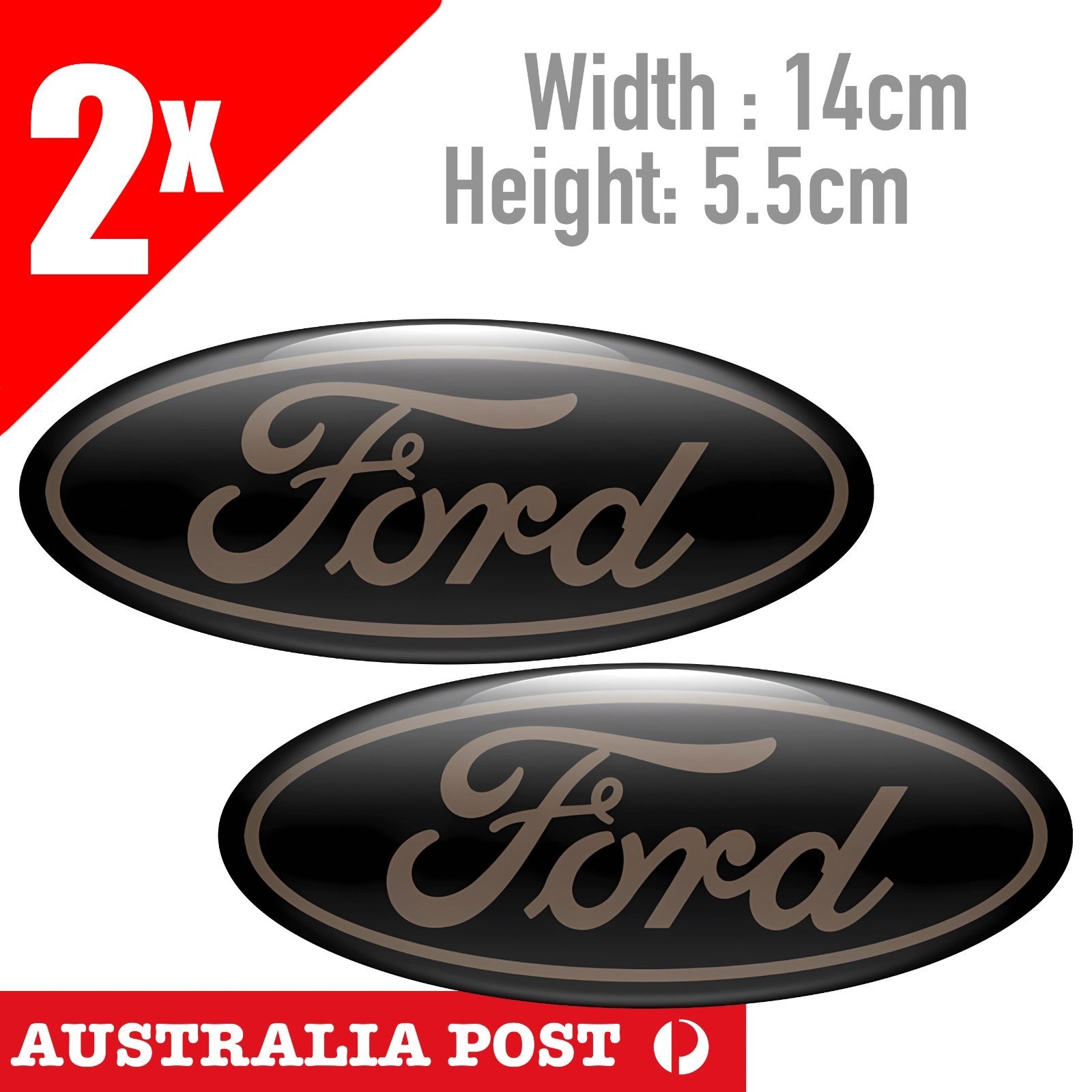 Ford dark gold Logo2x Sticker