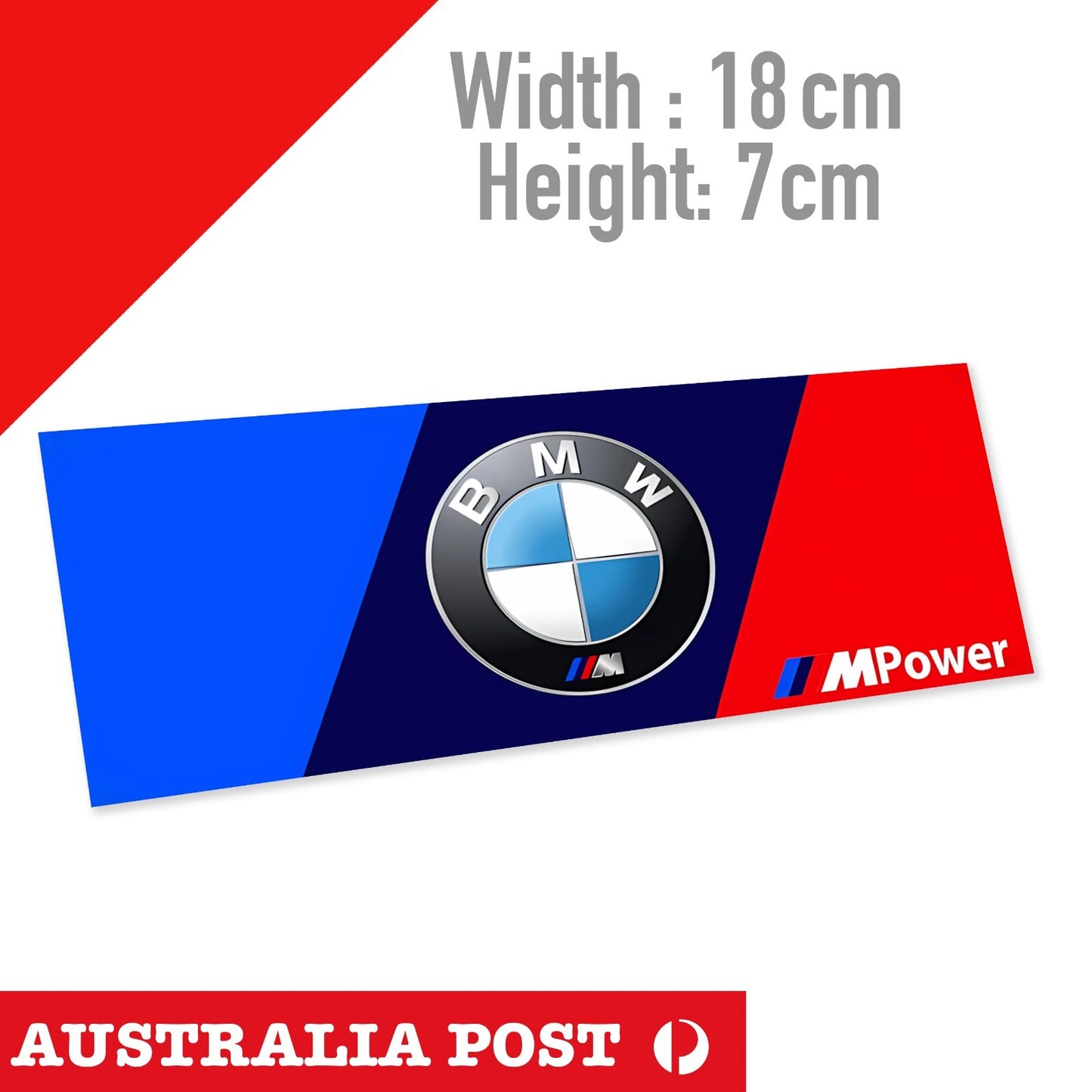 BMW M Power Logo, BMW Motorsport MPower Logo, BMW Sticker