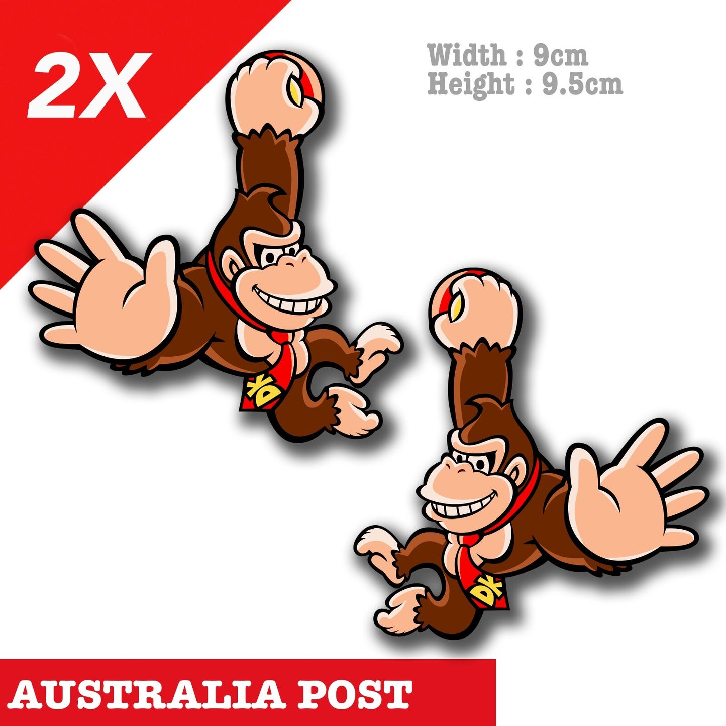 Super Mario Brothers Donkey Kong Hanging Decal Sticker