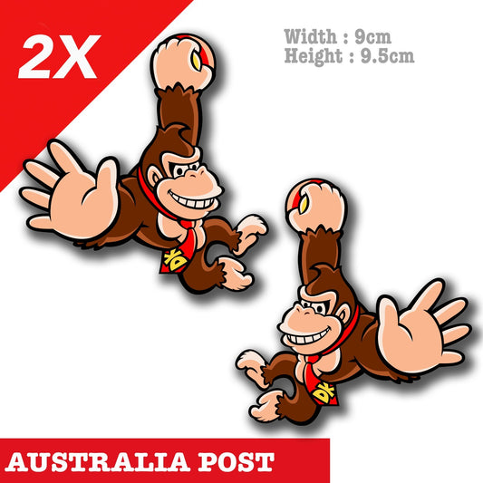 Super Mario Brothers Donkey Kong Hanging Decal Sticker
