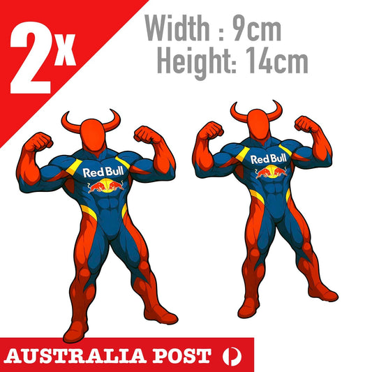RED BULL Muscle Man Sticker