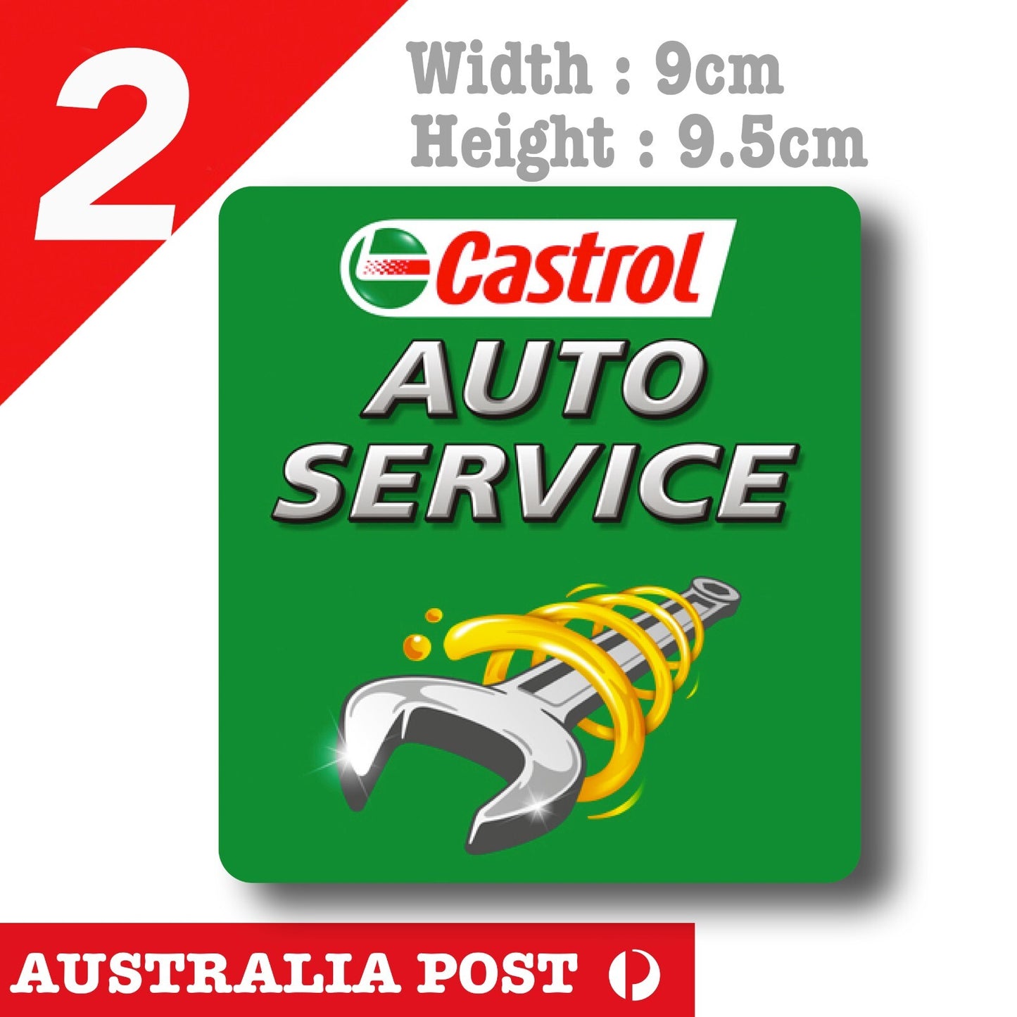 CASTROL Oil Logo Auto Service Logo  Stickers