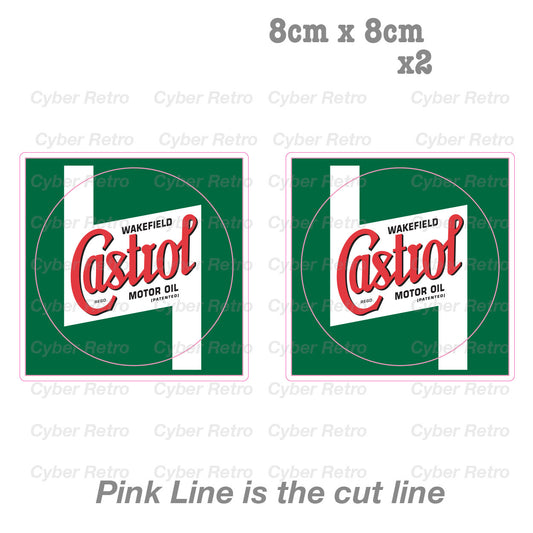 CASTROL Wakefield Motor Oil LogoCar Sticker 