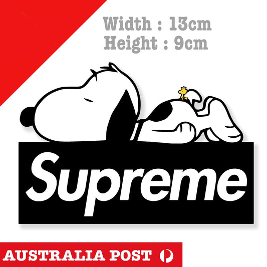 Snoopy  and Woodstock Bird Dog JDM  Laptop , Car  Decal Sticker