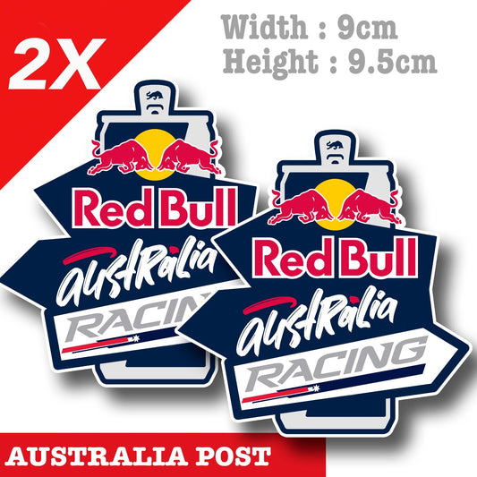 Red Bull Logo, Red Bull Racing Australia Can Logo Decal Sticker