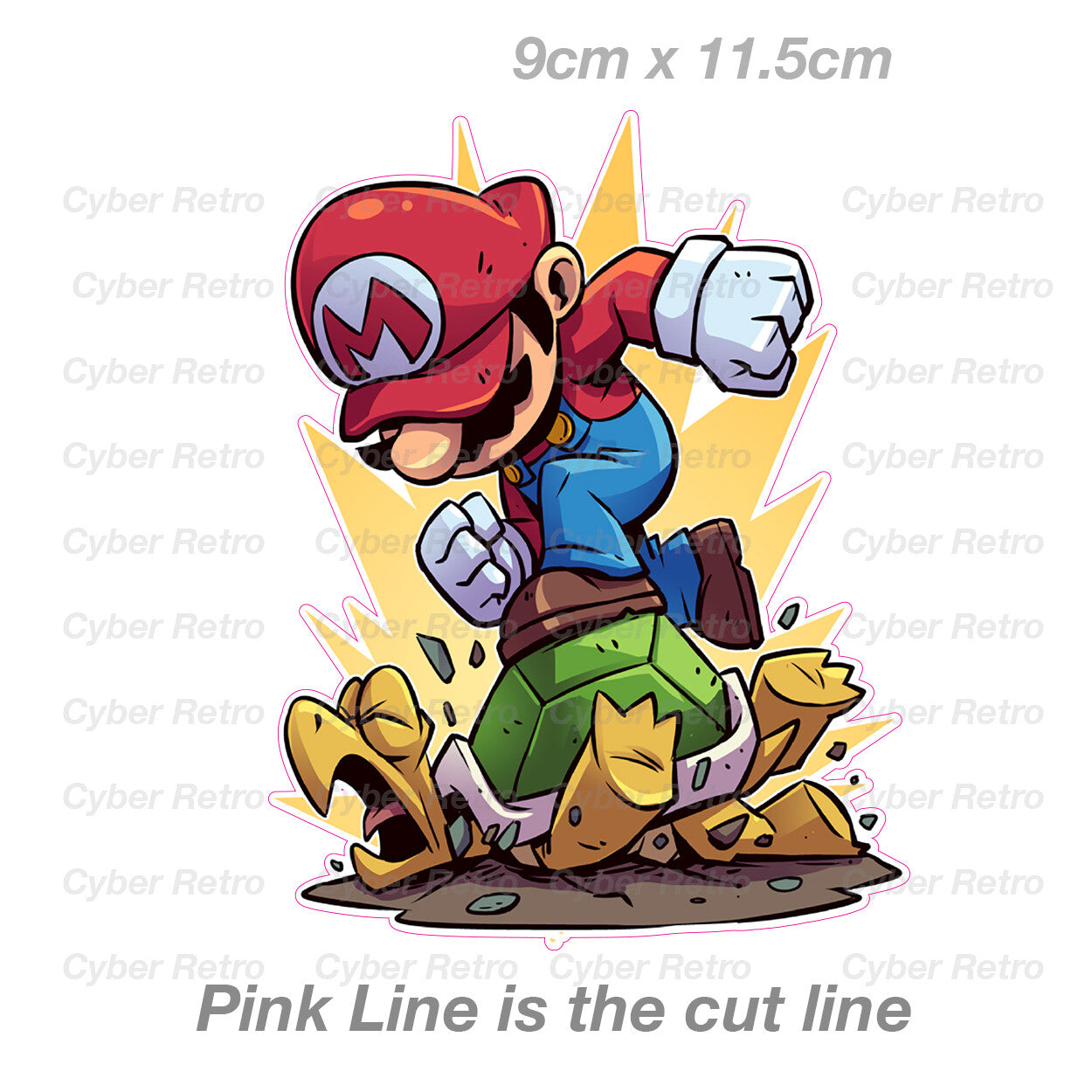 Super Mario Smash - Nintendo Mario Decal Sticker