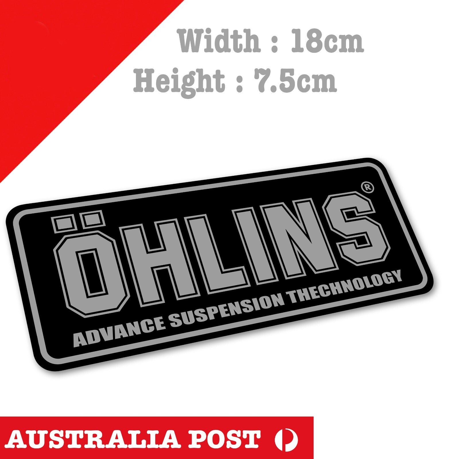 OHLINS Racing Advanced Suspension JDM Laptop , Car Sticker