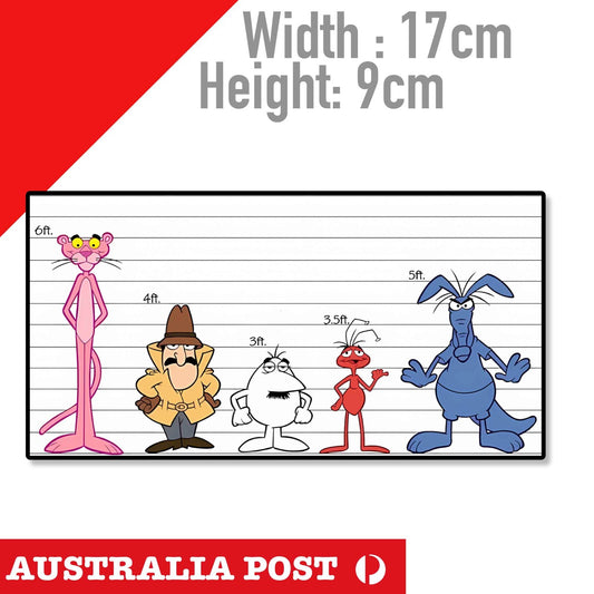 Pink Panther Crew  1969 Vintage Cartoon Sticker