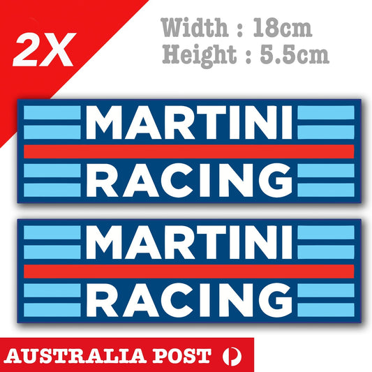 Martini Racing Strip Banner Logo, Martini Racing Logo Sticker