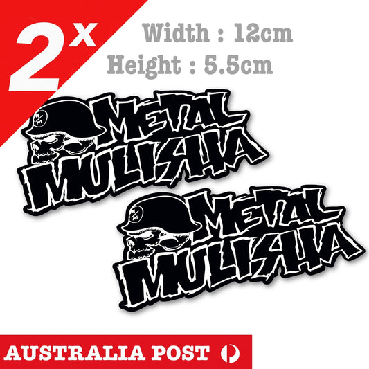 Metal Mulisha ,Motocross Dirt Bike 4x4, Off Road Australian Flag Helmet Stickers