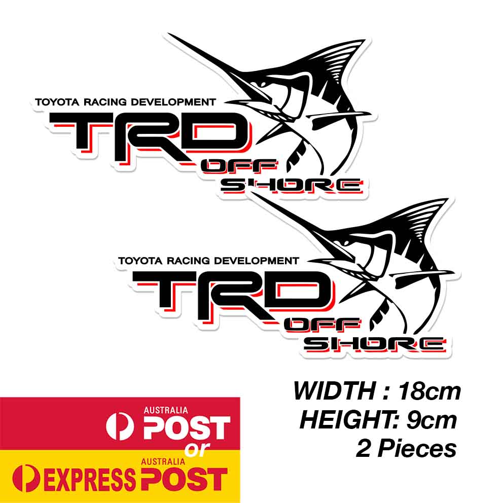 TOYOTA TRD OFF SHORE Great Northern Logo Sticker