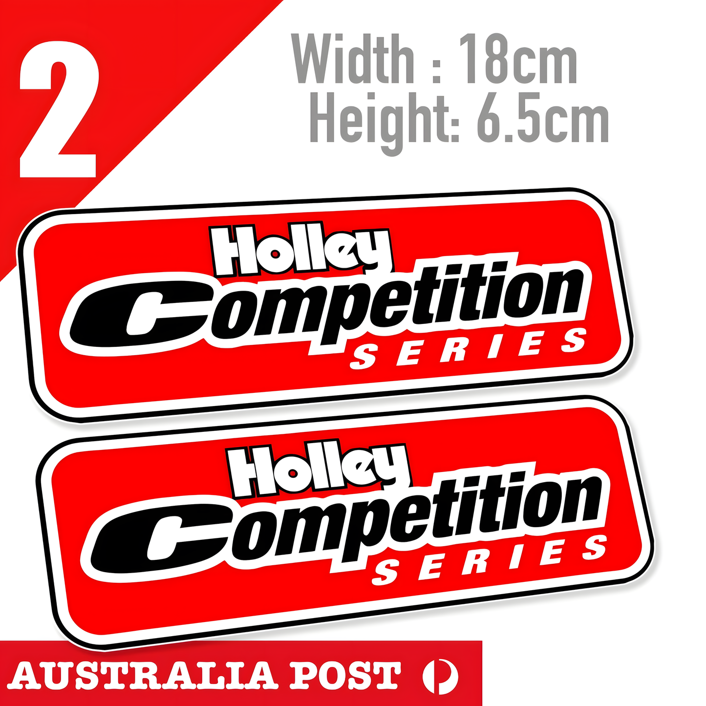 Share Holley Competition Series banner Stickers